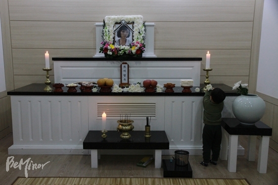 고 이영주활동가 빈소 사진