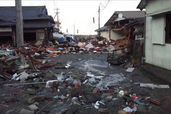 《피난하지 못하는 사람들 – 동일본 대지진과 장애인》의 한 장면. ⓒ서울인권영화제