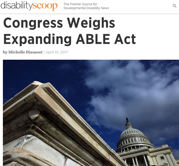 디스어빌러티 스쿠프(disability scoop) 뉴스 화면 갈무리