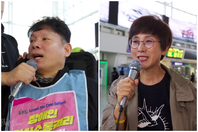 왼쪽부터 최용기 회장, 김종옥 부회장.