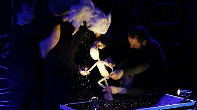 극단 하이징스의 연극 프레드(Meet Fred) 중. ©주한영국문화원 극단 하이징스의 연극 프레드(Meet Fred) 중. ©주한영국문화원