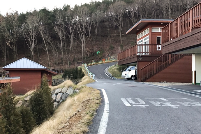 제암산자연휴양림 숙박시설 전경 © 피해당사자 김 씨 가족