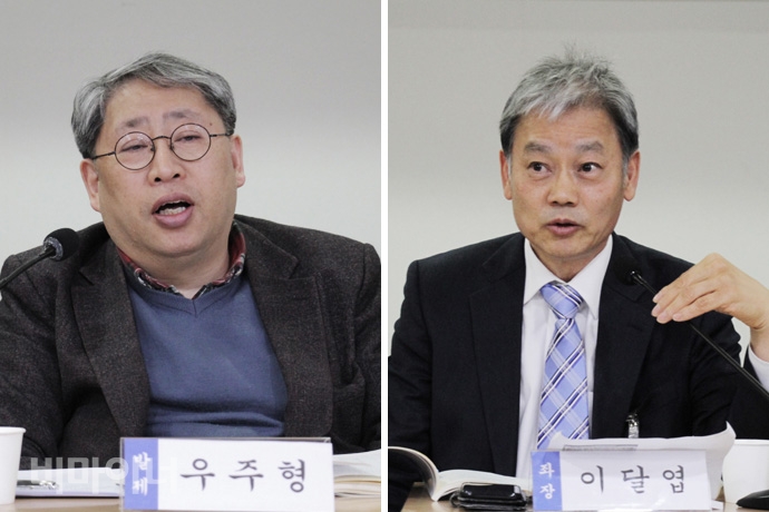 우주형 나사렛대학교 인간재활학과 교수(왼쪽), 이달엽 대구대학교 직업재활학과 교수(오른쪽) 사진 허현덕
