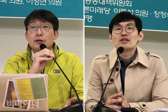 (왼쪽) 전준희 한국정신건강복지센터협회 회장, (오른쪽) 장창현 원진녹색병원 정신건강의학과 의사. 사진 강혜민