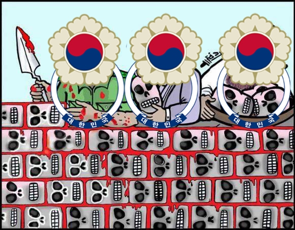 북수단 인권활동가 Omar Dafalla의 삽화 중 일부를 수정함 *원본링크:https://nancen.org/1663