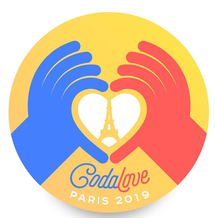 2019 코다 국제 콘퍼런스 로고. CODA LOVE Paris 2019.