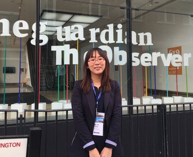  한국일보 최진주 기자, 2016년경에 찍은 사진. 사진 제공 최진주 