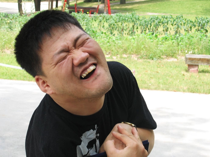 환하게 웃는 우동민 열사. 사진 장애해방열사_단