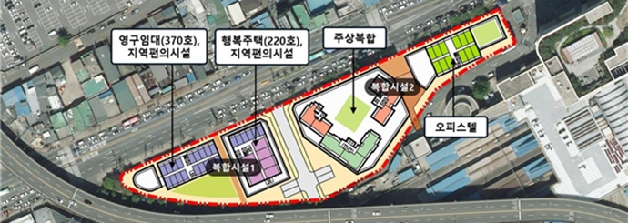 영등포 쪽방촌 공공주택사업 구상안. 국토부 제공