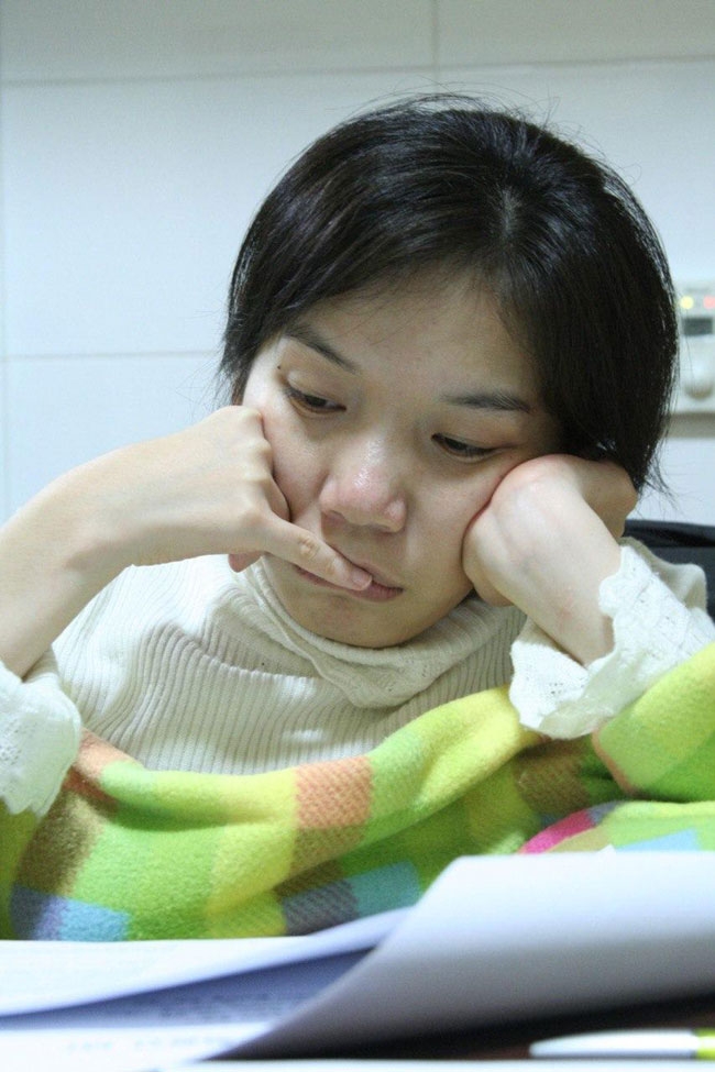 장애인단체에서 일할 때 연말에 MT 가서 평가회의 하던 내 모습 ⓒ장애인문화공간