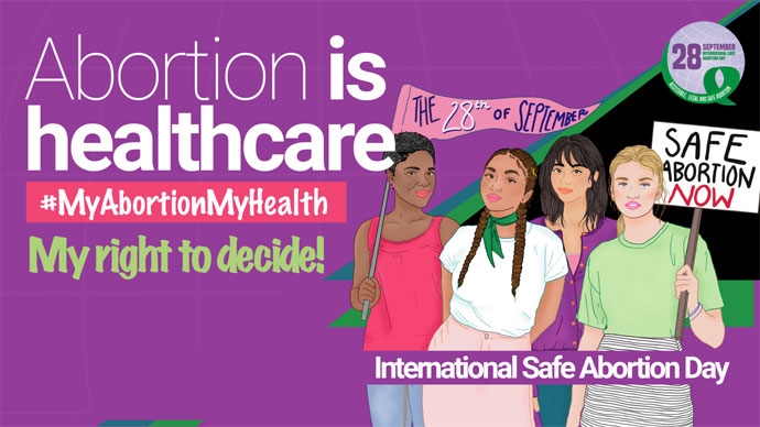 9월 28일은 ‘안전하고 합법적으로 임신중절을 할 권리를 위한 국제 행동의 날’이다. 라틴아메리카와 카리브해 지역 여성들은 낙태 비범죄화 투쟁을 위해 20여 년 전부터 매년 9월 28일에 모여 투쟁해왔다. 이를 알리는 ‘28 SEPTEMBER’의 웹자보. http://www.september28.org/ 9월 28일은 ‘안전하고 합법적으로 임신중절을 할 권리를 위한 국제 행동의 날’이다. 라틴아메리카와 카리브해 지역 여성들은 낙태 비범죄화 투쟁을 위해 20여 년 전부터 매년 9월 28일에 모여 투쟁해왔다. 이를 알리는 ‘28 SEPTEMBER’의 웹자보. http://www.september28.org/