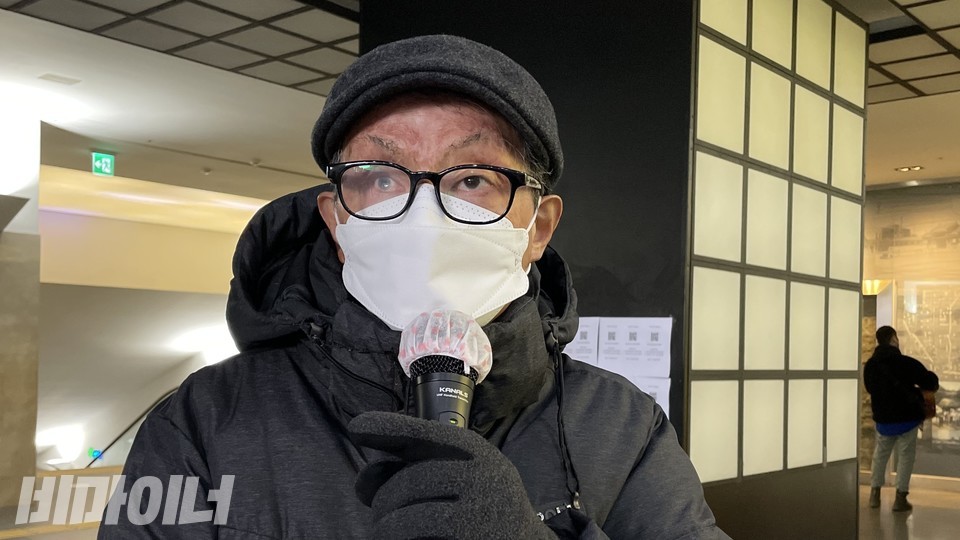 임수철 인천장차연 공동대표가 추모제에서 발언하고 있다. 사진 하민지