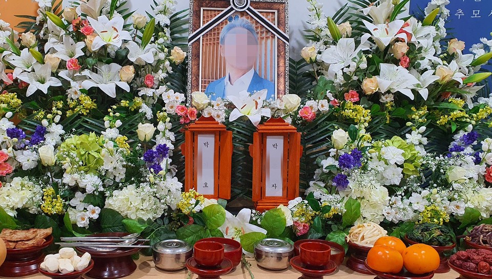 마음꽃을 통해 촬영했던 ㄴ 님의 영정사진. 사진 나눔과나눔