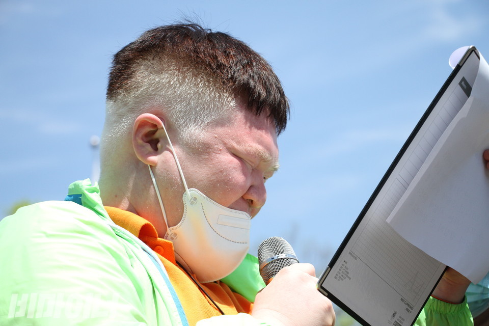 문석영 피플퍼스트서울센터 활동가가 발언하고 있다. 사진 이슬하