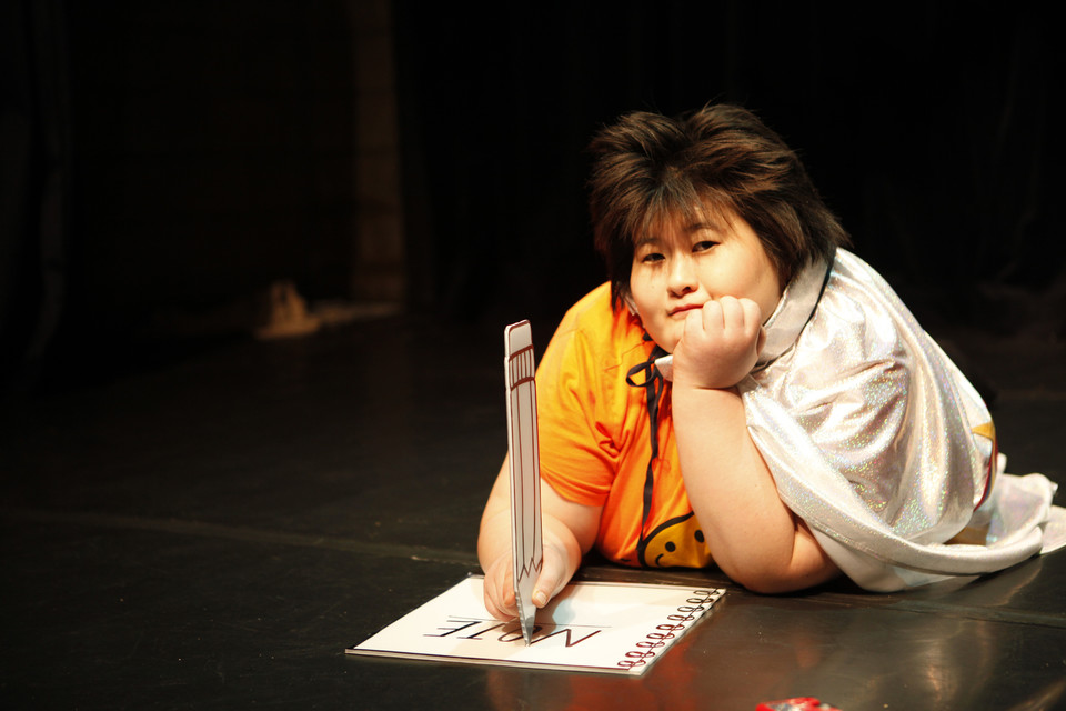 2015년 춤추는허리 공연에서 조화영 배우. 사진 제공 장애여성공감