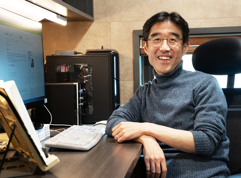 노들장애학궁리소에서 김도현 활동가. 사진 현다혜  