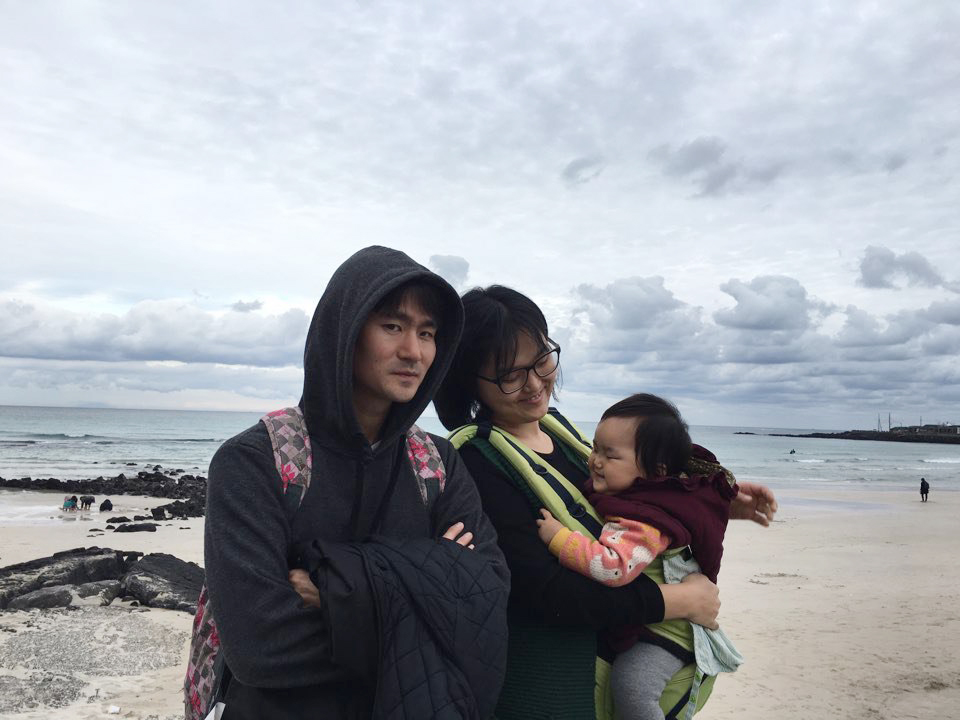 2015년 자람이와 함께한 가족여행. 사진 제공 송효정 