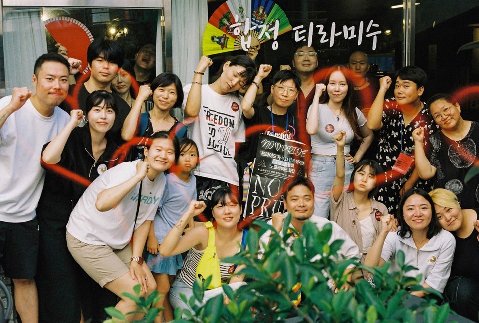 노프라이드 파티를 준비한 현장 스텝들의 모습. 사진 W/O F.