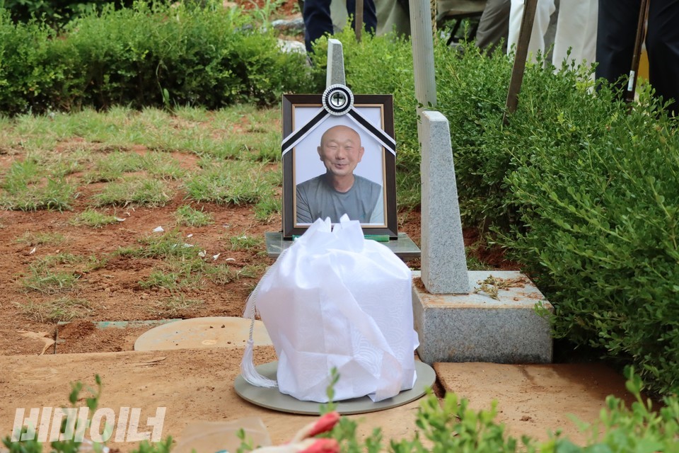 김정호 이사장의 유골은 서울시립 용미리 제1묘지에 안장됐다. 사진 하민지