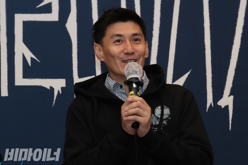 정기열 경기장애인자립생활센터협의회 회장이 한자협 20주년 기념식에서 발언 중이다. 사진 하민지