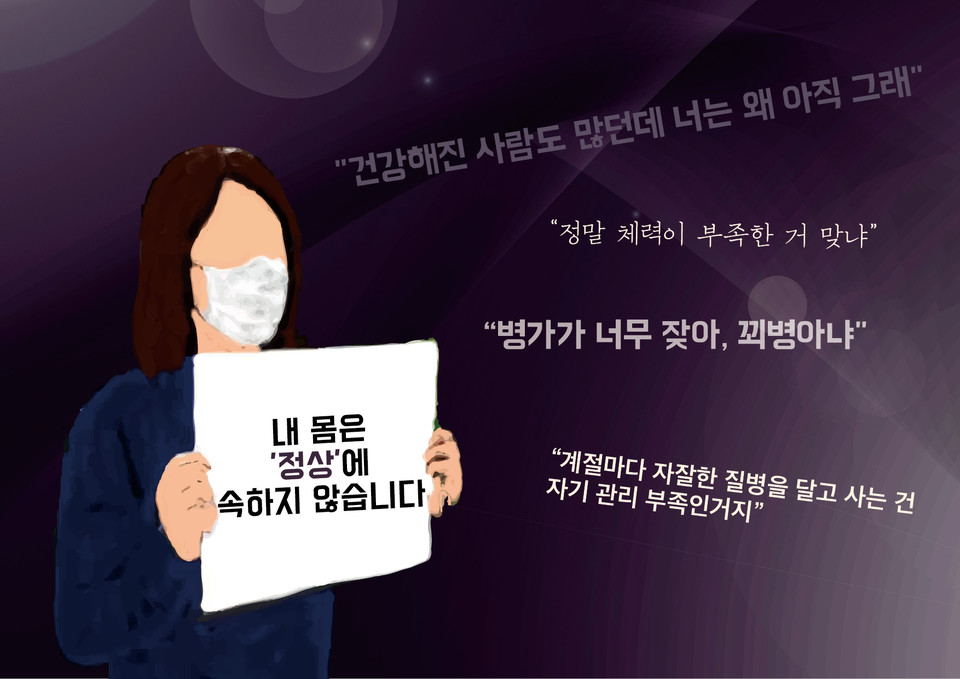 내 몸은 정상에 속하지 않습니다. 이미지 제작: 조짱, 제공: 다른몸들