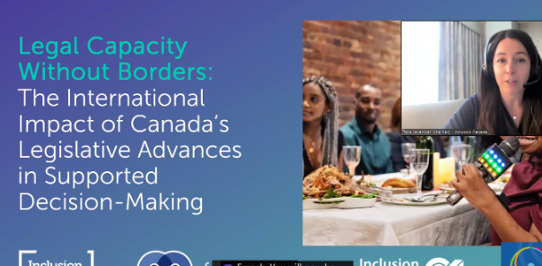 사이드이벤트 '국경 없는 법적능력'. 웨비나 캡처