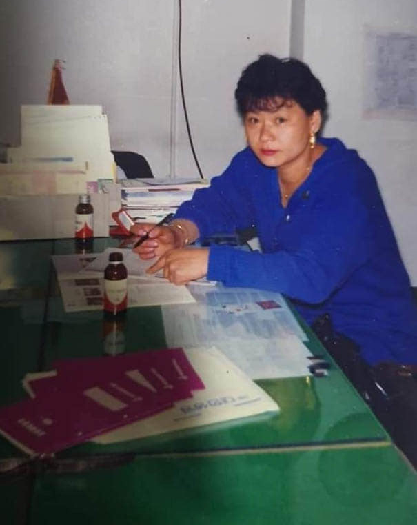 30대 중반의 유희 모습. 사진 촬영 시기는 1996년으로 추정된다. 사진 전국노점상연합