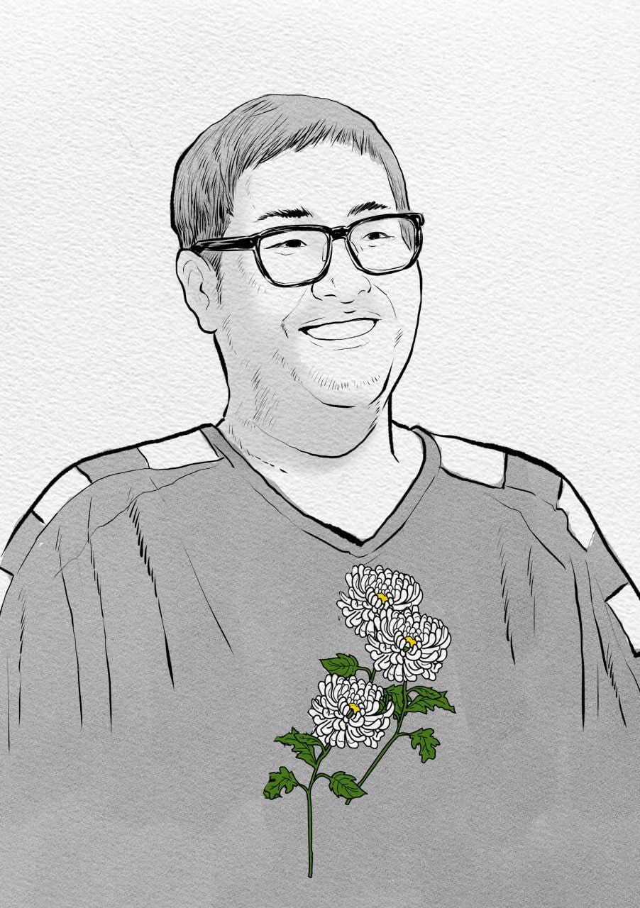 이재윤 씨를 추모하는 그림. 사진 김포센터