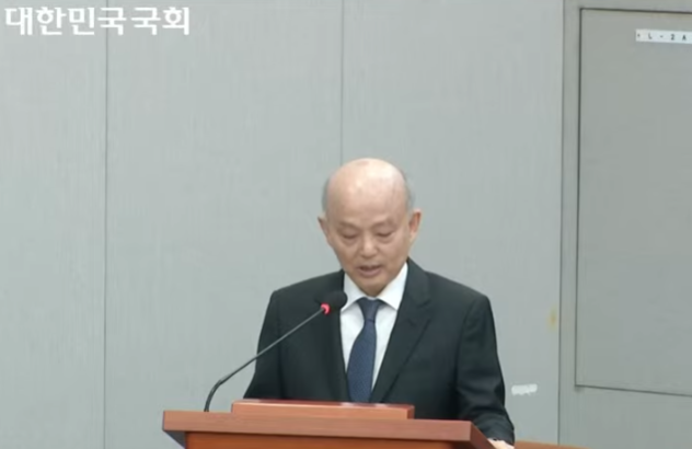 안창호 국가인권위원회 위원장이 인권위 업무보고를 하고 있다. 사진 대한민국 국회