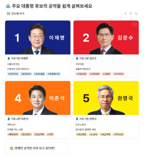 <b>발달장애인</b> 위한 제21대 대선 '쉬운 10대 공약' 웹사이트 공개돼